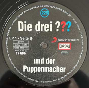 5LP/Zestaw pudełkowy André Marx: Die Drei ??? 225 - Und Der Puppenmacher CLR | LTD