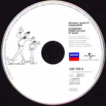 CD FranÇois Perier: Piccolo Saxo Ou la Petite Histoire D'un Grand Orchestre 