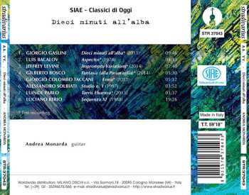 CD Andrea Monarda: Dieci Minuti All'alba (Omaggio A Giorgio Gaslini)