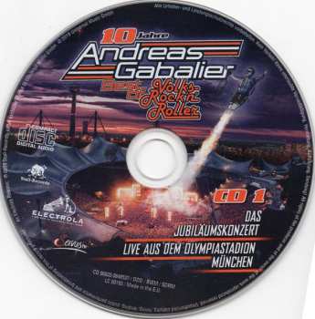 2CD/Zestaw pudełkowy Andreas Gabalier: Best Of Volks-Rock’n’Roller – Das Jubiläumskonzert Live Aus Dem Olympiastadion In München DIGI