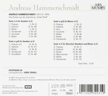 CD Jordi Savall: Vier Suiten Aus Der Sammlung "Erster Fleiß"