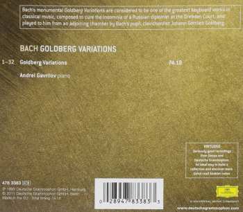 CD Johann Sebastian Bach: Goldberg Variations