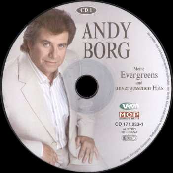 2CD Andy Borg: Meine Evergreens Und Unvergessenen Hits (Neu Aufgenommen)