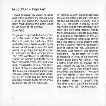 CD Angèle Dubeau: Arvo Pärt, Portrait