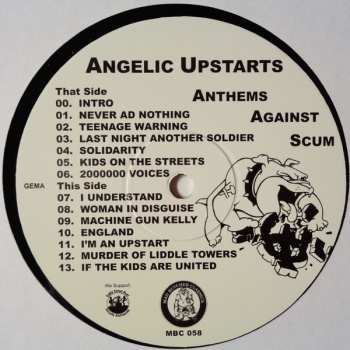 LP Angelic Upstarts: Anthems Against Scum
