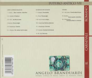 CD Angelo Branduardi: Futuro Antico VII - Il Carnevale Romano