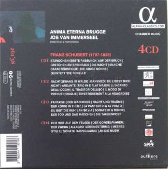 4CD/Zestaw pudełkowy Anima Eterna: Schubertiade 'Du Holde Kunst, Ich Danke Dir'