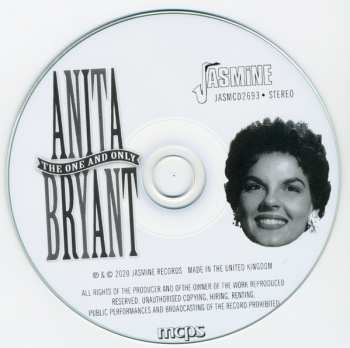 CD Anita Bryant: The One And Only