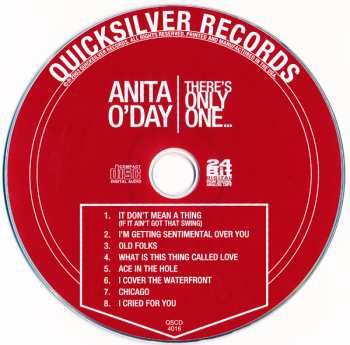 CD Anita O'day: There's Only One...