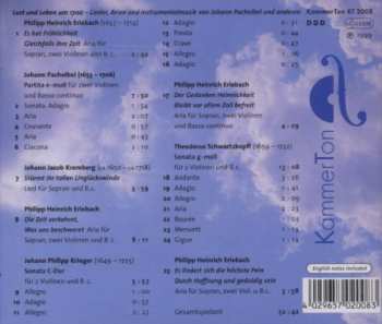 CD Midori Seiler: Lust Und Leben Um 1700