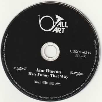 CD Ann Burton: He's Funny That Way