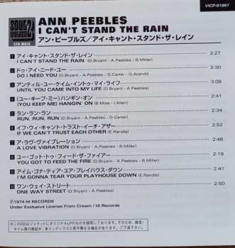 CD Ann Peebles: I Can't Stand The Rain