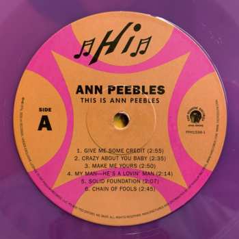LP Ann Peebles: This Is Ann Peebles LTD | CLR