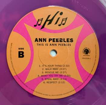 LP Ann Peebles: This Is Ann Peebles LTD | CLR
