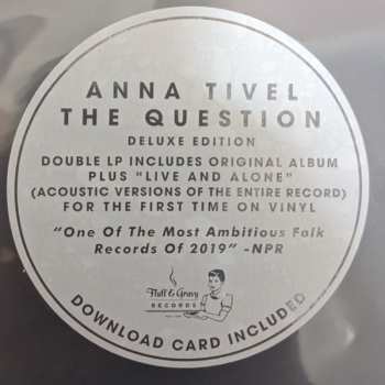 2LP Anna Tivel: The Question (Live And Alone)