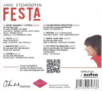 CD Anne Etchegoyen: FESTA DIGI