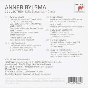 6CD/Zestaw pudełkowy Anner Bylsma: Anner Bylsma Collection - Cello Concertos - Duets