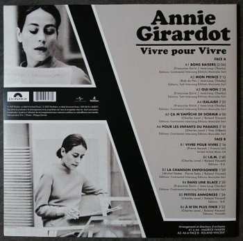 LP Annie Girardot: Vivre Pour Vivre