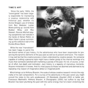 4CD Anthony Braxton: 20 Standards (Quartet) 2003 LTD