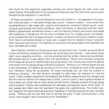 4CD Anthony Braxton: 20 Standards (Quartet) 2003 LTD