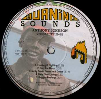 LP Anthony Johnson: Reggae Feelings