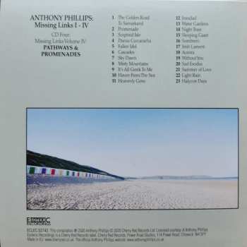 5CD/Zestaw pudełkowy Anthony Phillips: Missing Links I-IV
