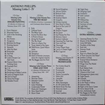 5CD/Zestaw pudełkowy Anthony Phillips: Missing Links I-IV