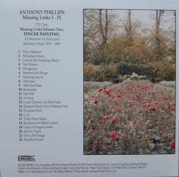5CD/Zestaw pudełkowy Anthony Phillips: Missing Links I-IV