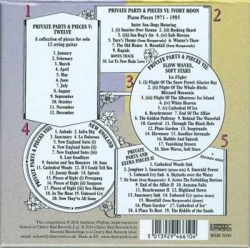 5CD/Zestaw pudełkowy Anthony Phillips: Private Parts & Pieces V-VIII