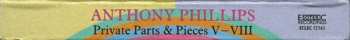 5CD/Zestaw pudełkowy Anthony Phillips: Private Parts & Pieces V-VIII