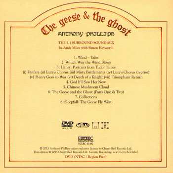 2CD/DVD/Zestaw pudełkowy Anthony Phillips: The Geese & The Ghost