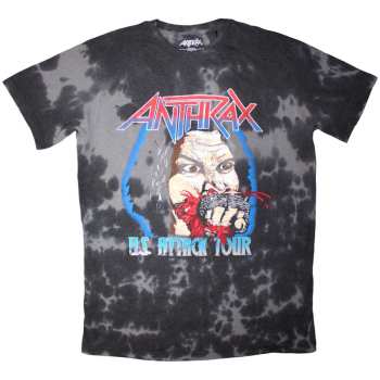 Merch Anthrax: Anthrax Unisex T-shirt: Fistful Of Metal (black) (wash Collection) (small) S