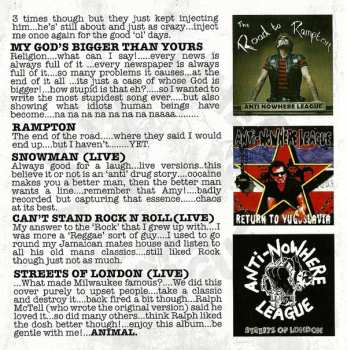 2CD Anti-Nowhere League: The Punk Rock Anthology