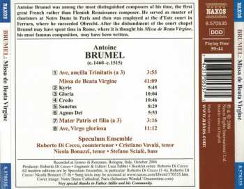 CD Antoine Brumel: Missa de Beata Virgine