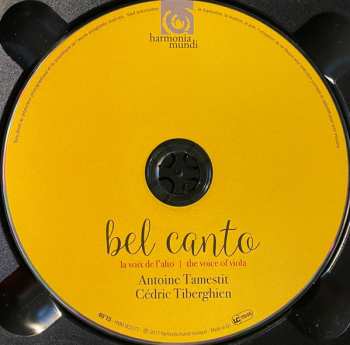 CD Antoine Tamestit: Bel Canto (La Voix De L'alto = The Voice Of Viola)