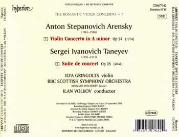 CD Ilya Gringolts: Violin Concerto In A Minor, Op 54 • Suite De Concert, Op 28