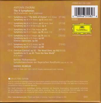 6CD/Zestaw pudełkowy Antonín Dvořák: The 9 Symphonies