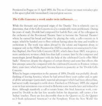 CD Antonín Dvořák: Cello Concerto ∙ Dumky Trio