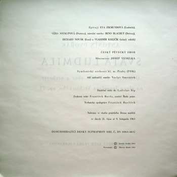 3LP Antonín Dvořák: Svatá Ludmila