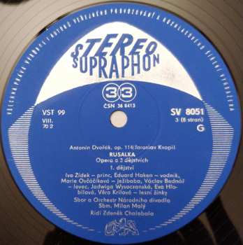 4LP Antonín Dvořák: Antonín Dvořák – Rusalka, Op. 114