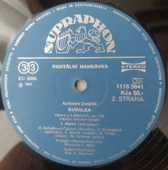3LP/Zestaw pudełkowy Antonín Dvořák: Rusalka