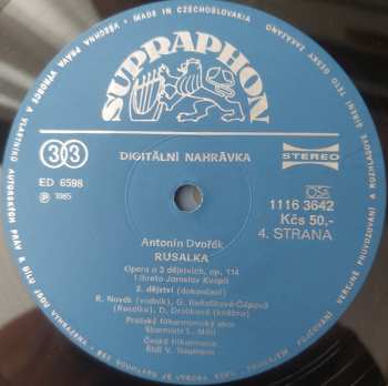 3LP/Zestaw pudełkowy Antonín Dvořák: Rusalka