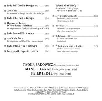 CD Antonín Dvořák: Sacred Songs
