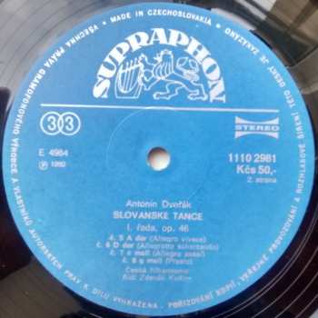 2LP Antonín Dvořák: Slovanské Tance (Slavonic Dances / Slawische Tänze / Danses Slaves) (2xLP)