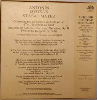 2LP/Zestaw pudełkowy Antonín Dvořák: Stabat Mater