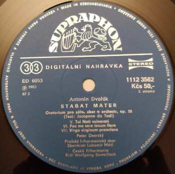 2LP/Zestaw pudełkowy Antonín Dvořák: Stabat Mater