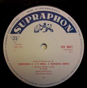 LP Antonín Dvořák: Symfonie E-moll „Z Nového Světa“