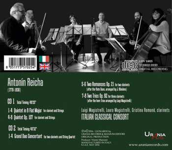 2CD Anton Reicha: The Complete Chamber Music For Clarinet