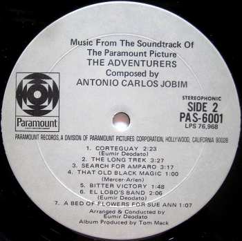 LP Antonio Carlos Jobim: Music From The Soundtrack Of The Paramount Picture The Adventurers