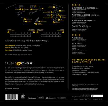 LP Antonio Cuadros De Béjar: Studio Konzert LTD | NUM